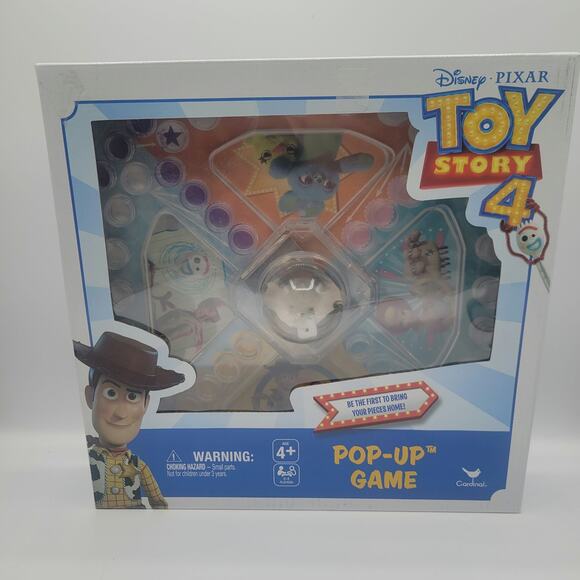 NEW Toy Story 4 Pop-Up Disney Kids Family Board Game - Picture 1 of 3